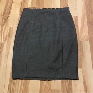 Express High-Rise Gray Pencil Skirt!